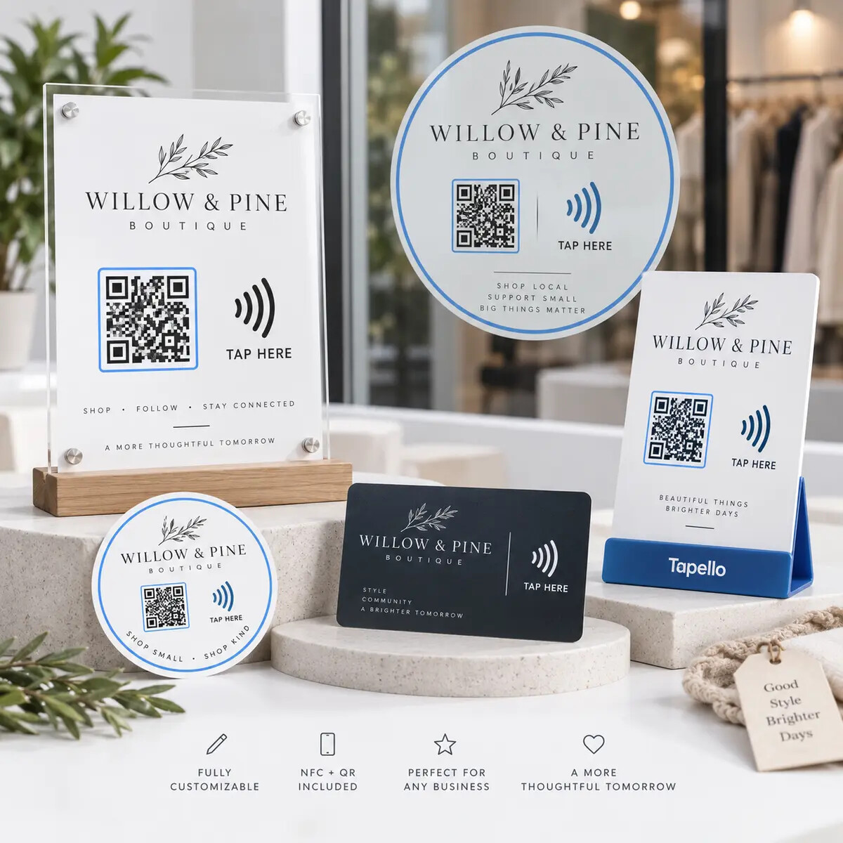 Custom Product Tapello NFC and QR product